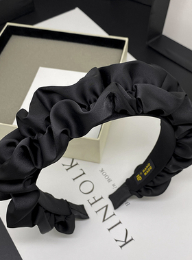 发箍女款高级感洋气时尚高颅顶港风洗脸头箍发卡2025新款头饰压发