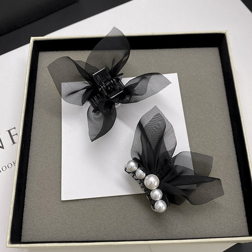 超仙网纱珍珠小号抓夹