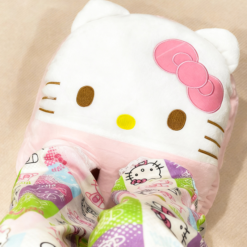 hellokitty桌下被窝专用暖腿暖脚宝神器热水袋2025新款充电暖水袋