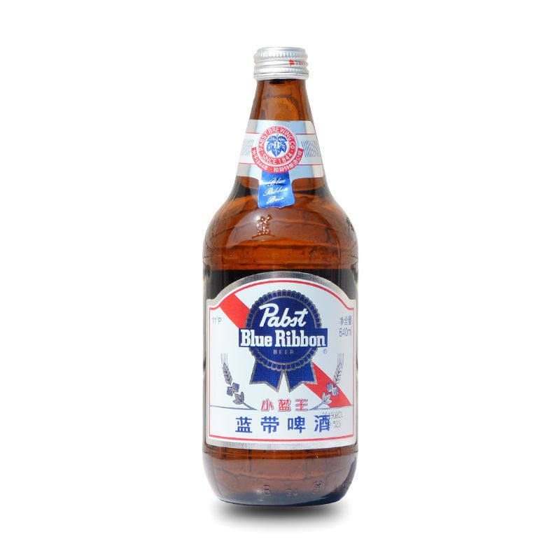 蓝带经典640啤酒小蓝王640ml*6*12瓶2种规格可选小篮王官方授权