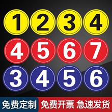 仓库大门编号牌 数字标识牌门牌工厂车间仓库物业单元楼栋牌123456789大号门贴提示牌仓库分区区域标志牌定制