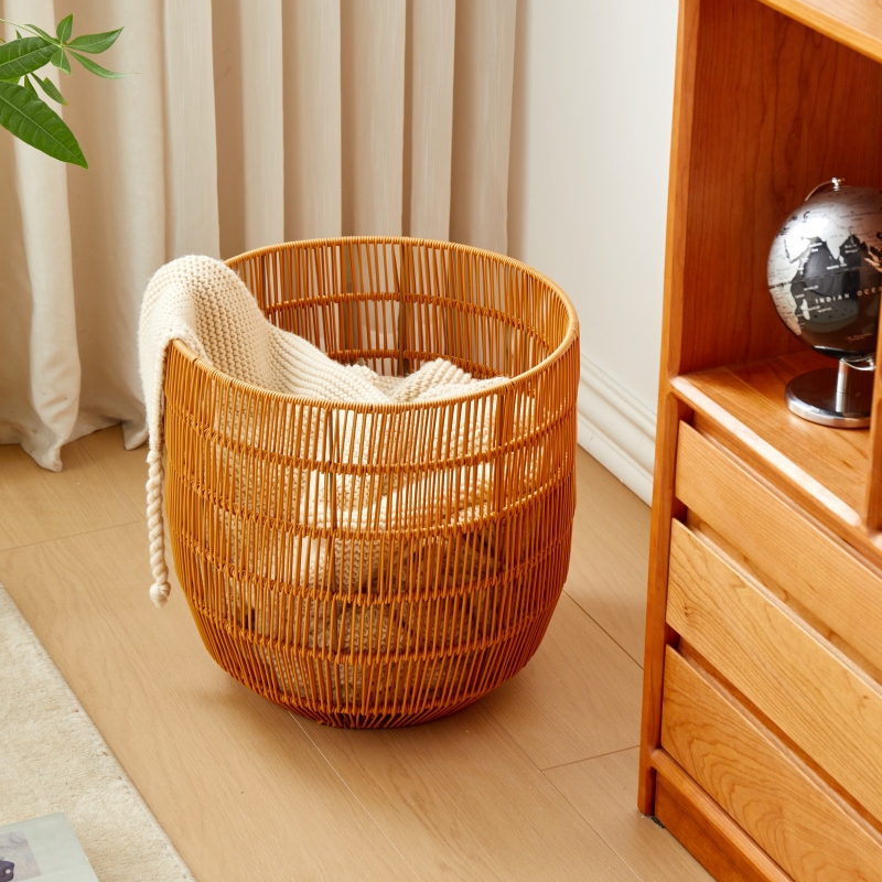 日式家用浴室脏衣篓衣服收纳筐