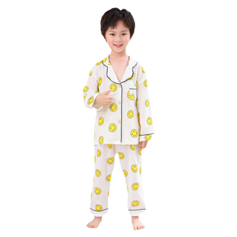 夏季男童纯棉家居服套装