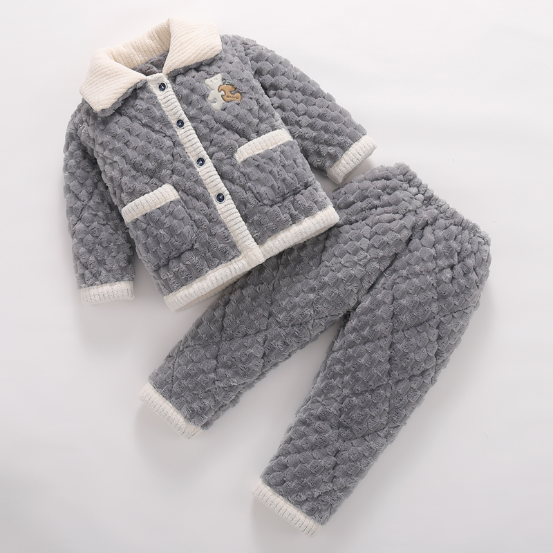 冬季男童女童大童法兰绒