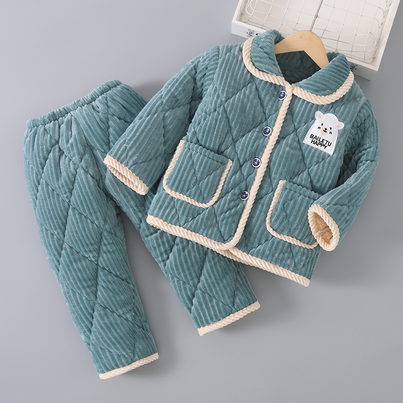 儿童夹棉加厚款家居服