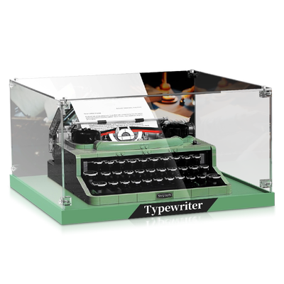 21327打字机积木亚克力展示盒