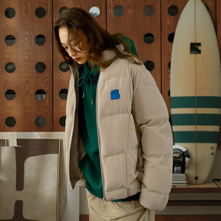 保暖棉衣服外套潮 小鸟刺绣灯芯绒立领冬季 汪苏泷同款 MindError