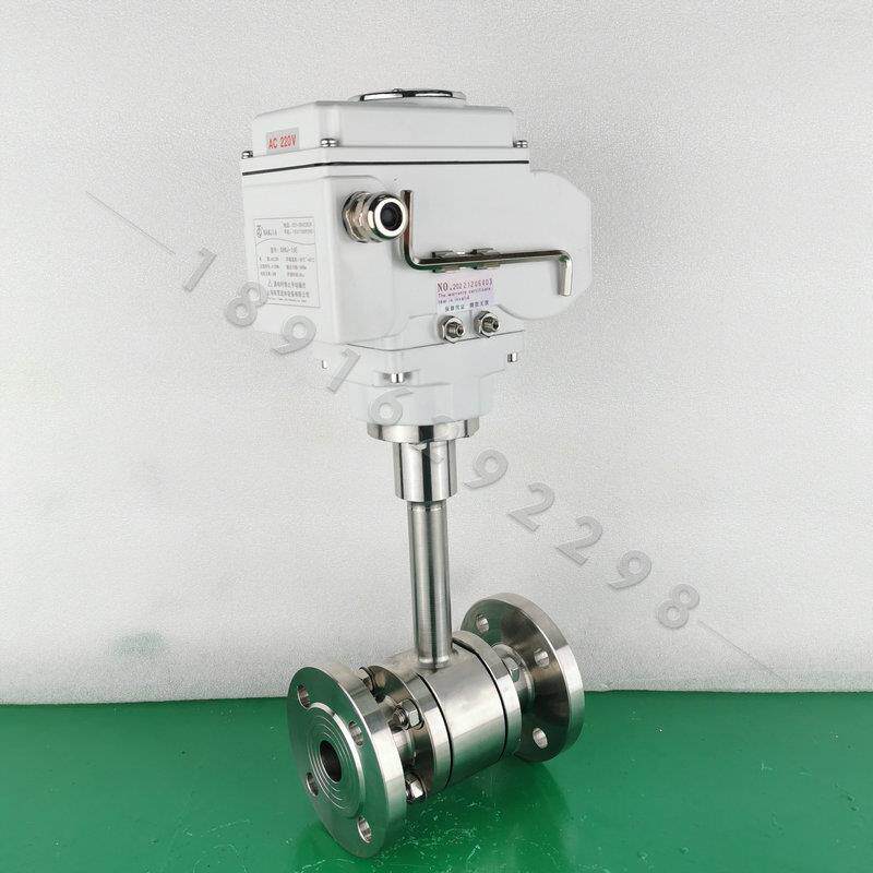 新款电动低温球阀DQ941F不锈钢锻造天然气LNG液氮-196度调节包邮