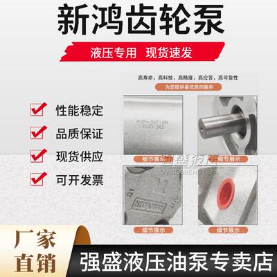 新款HGP-2A-F12R台湾新鸿HYDROMA齿轮泵F11R F9R F8R F6R F5R包邮