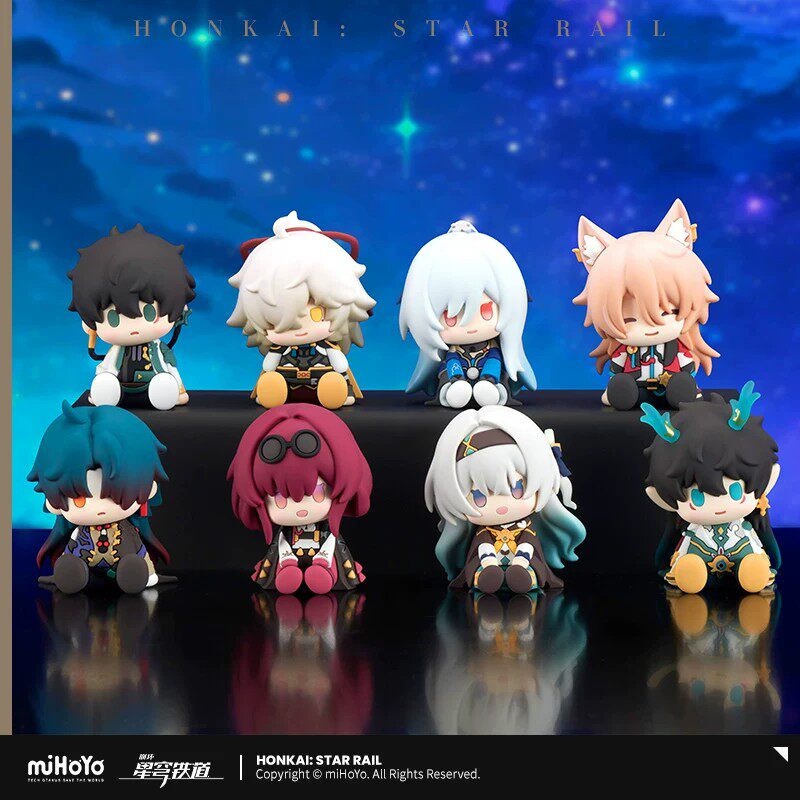 【正版】万代POTEPOTTE-R崩坏星穹铁道坐姿滴胶公仔盲盒Q版手办