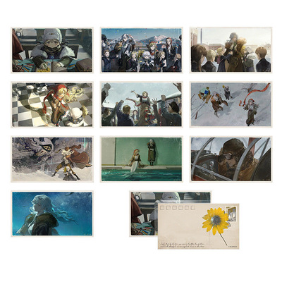 【现货】重返未来:1999 未及送达的问候 再见来亚什基明信片套组