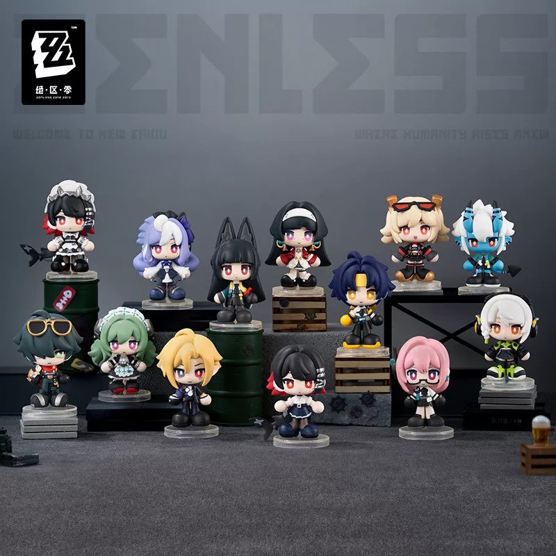 正版绝区零/三Z TinyAgents 小小代理人Q版手办盲盒潮玩摆件礼物