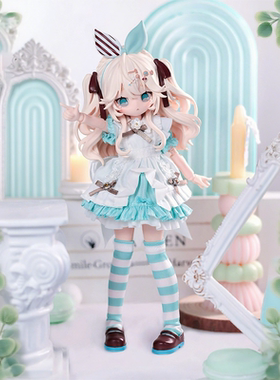 现货正版万梦SugaryGirls MJD可动人偶OneMore8分BJD潮玩盲盒摆件