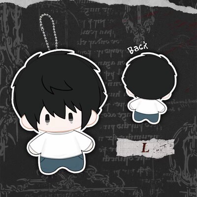 歪瓜出品死亡笔记毛绒盲盒13cm棉花娃娃挂件潮玩盲盒包包钥匙挂饰