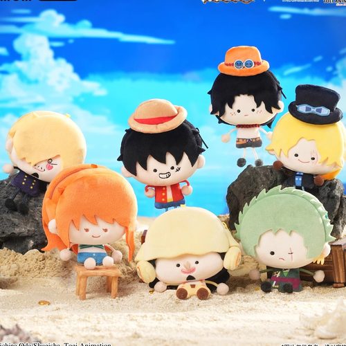 正版 新品海贼王 火柴人系列 毛绒零钱包