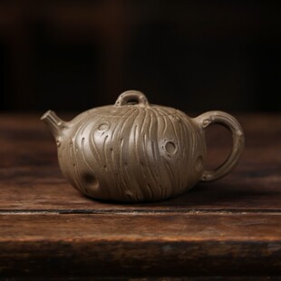 ZH-0289【年轮青段】大拍陶手 朱浩手工壶 青段 南瓜壶