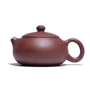 大吉羊柴烧 宜兴紫砂壶手工茶壶 原矿铁砂泥扁西施150ml庄杰