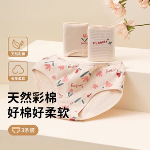 3條裝 大美喚粉絲專享 頂瓜瓜彩棉男女童內(nèi)褲 6835&6836&6814