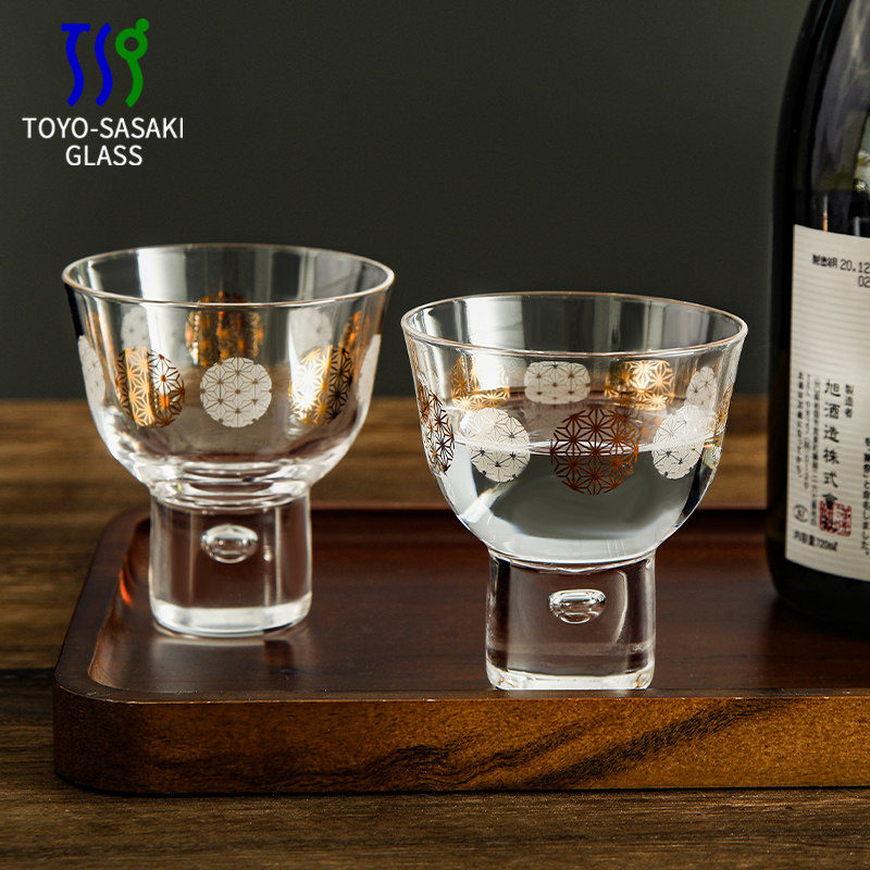 日本进口东洋佐佐木日式和风清酒杯无铅玻璃白酒杯创意小酒杯礼物_虎窝淘