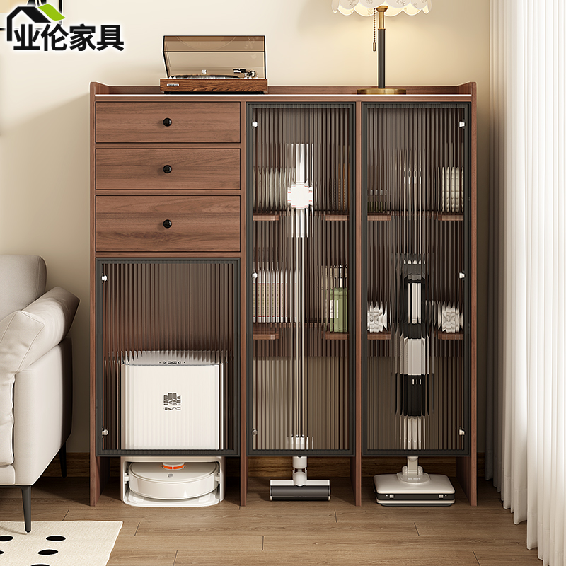 客厅扫地机器人置物柜吸尘器柜