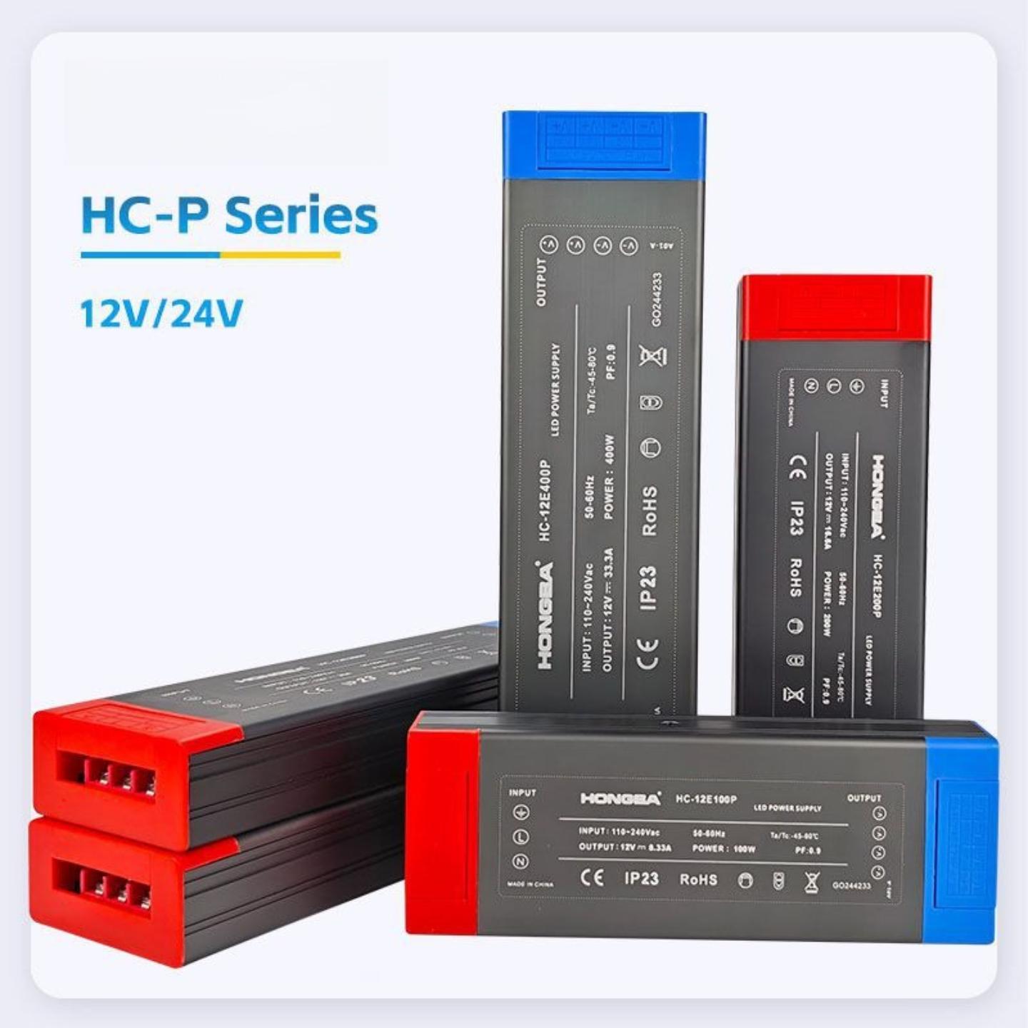led电源12v24v电源100W-1000W半灌封高PF开关电源出口专用驱动器