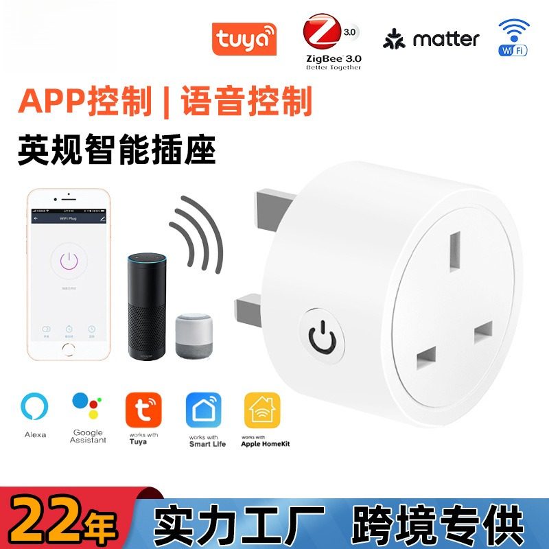 涂鸦Zigbee智能插座英规插头定时开关英标16A 语音控制ALexa音箱,电子/电工,智能插座,淘宝优惠券,粉丝福利购,淘宝优惠卷