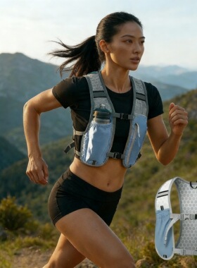 基础款户外越野跑马甲 多功能马拉松背包轻量化运动骑行双肩包