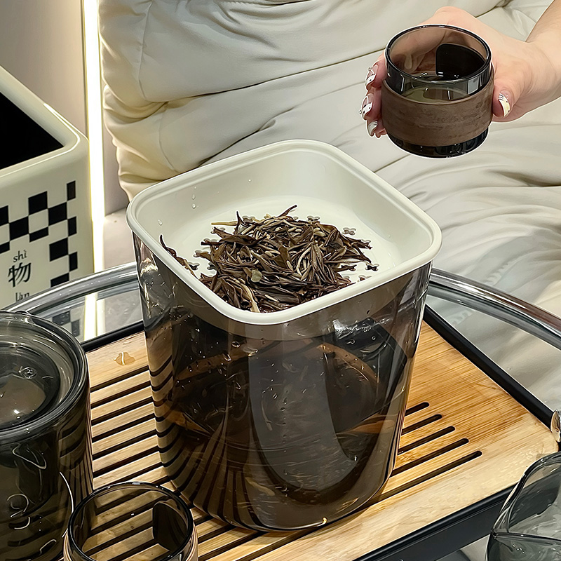 桌面垃圾桶茶渣沥水桶高颜值家用2025新款垃圾客厅筒易清理收纳桶