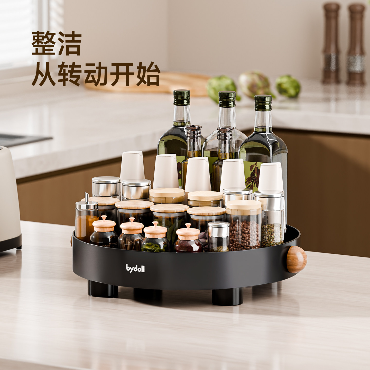 调料收纳转盘360°旋转托盘厨房调料油壶置物茶盘备菜盘首饰收纳,厨房/烹饪用具,调料置物架,淘宝优惠券,粉丝福利购,淘宝优惠卷
