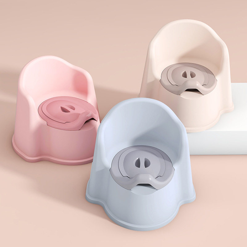 儿童马桶坐便器塑料加厚小马桶幼儿靠背易清洗便盆尿盆厕所座便器
