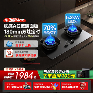 Vatti/华帝 i10308G定时煤气灶家用双灶台天然气官方旗舰官方正品