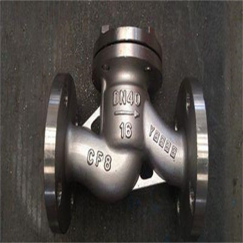 H41W-40P DN150单向阀304不锈钢法兰单向阀H41W卧式止回阀