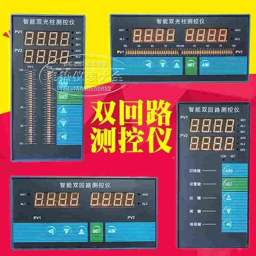 TS823-01、TD823-01智能双回路测控仪 液位温度压力 双光柱显示表