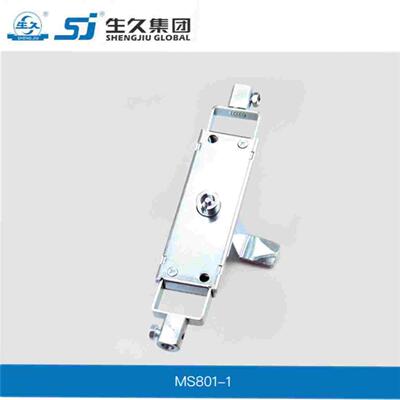 生久柜锁MS801-1GGD柜门锁 GGD电柜门天地连杆门锁 S形一字锁芯