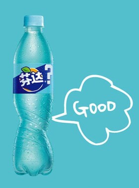 新日期巴厘岛网红碳酸饮料q蓝岸蓝色可乐400ml*6瓶10瓶20瓶装整箱