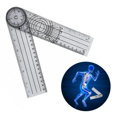 Userful Multi-Ruler Goniometer Angle Medical Ruler Professio
