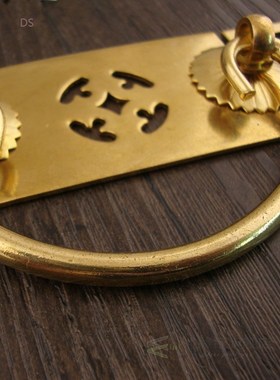 Pure copper antique handle  furniture cabinet door bookcase