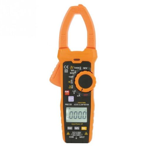 PEAKMETER PM2128 AC/ DC Voltage Current Clamp Meter Handheld