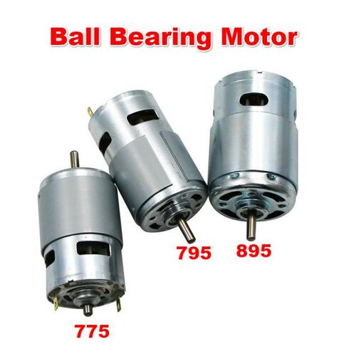 DC12V Motor 775/795/895 Double Ball Bearing 6000-12000RPM La