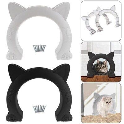 Pet Cat Door Hole Access Direction Controllable Toy For Pet