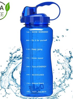 BuildLife Tritan Gallon Water Bottle 128OZ/64OZ 3.8L/2L With