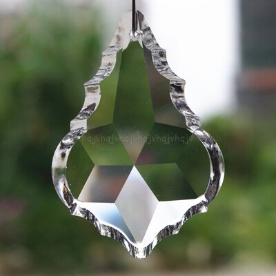 Clear Chandelier Glass Crystals Lamp Prisms Parts Hanging Dr