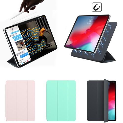 Magnetic Smart Folio for 11 inch iPad Pro 2018, Trifold Stan