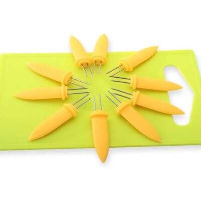 Creative Corn Cob Holders BBQ Grill Prongs Grips 适用于ks Pa