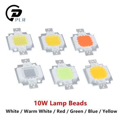 10pcs 12V-15V 10W High Power Integrated LED Lamp Chips SMD B