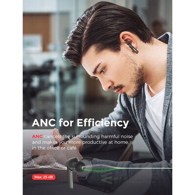 Mpow X3 ANC True Wireless Earbuds Bluetooth 5.0 Wireless Ea