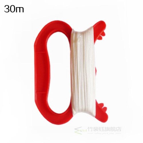 30/50/100m Polyester D Shape Kite Line String Winder Handle