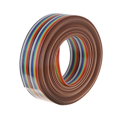 5m Rainbow Cable 20Pin DuPont Wire With 1.27mm Line Pitch Co