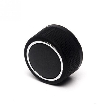 Rear Radio Volume Control Knob Pair Chrome For Buick Cadilla
