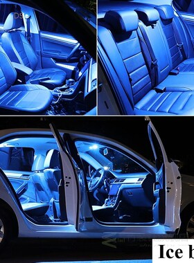 6Pcs Interior LED For MG ZS 2017-2020 Canbus Vehicle Bulb In